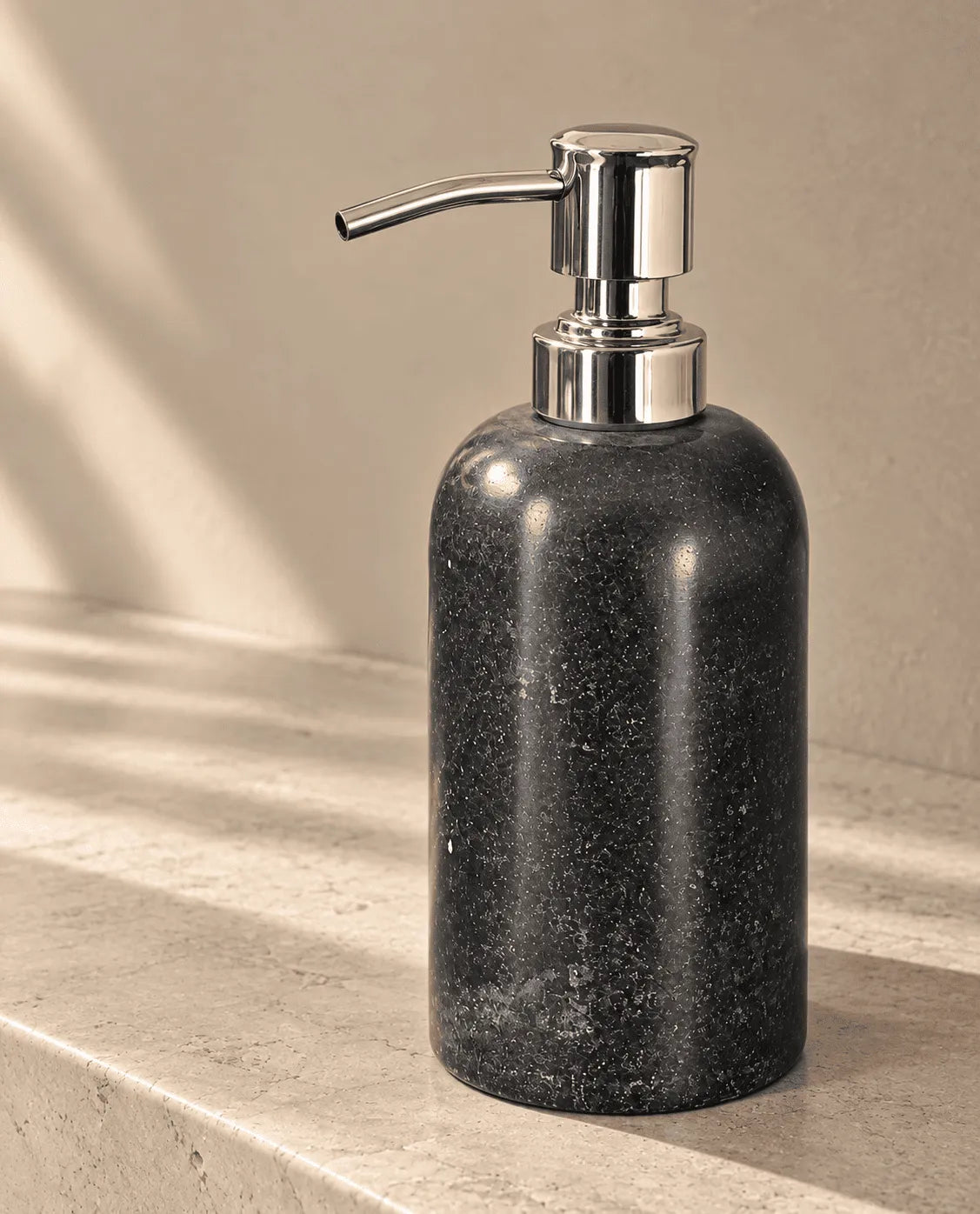 Black Marble Soap Dispenser