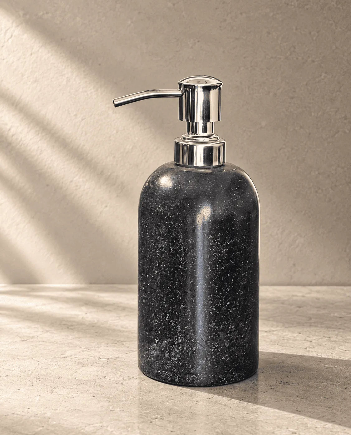 Black Marble Soap Dispenser