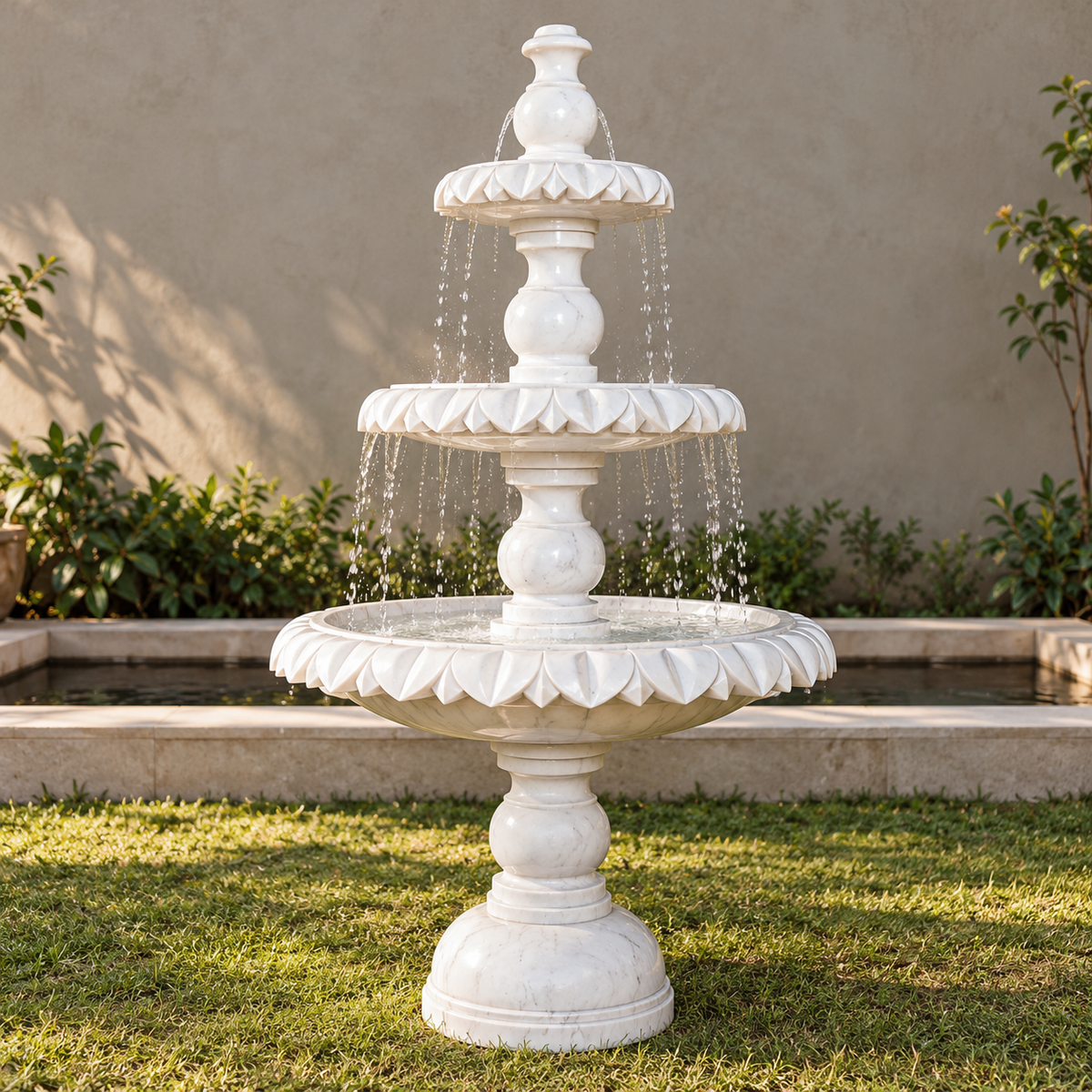 The Three-Tier Heritage – Banswara Marble Fountain