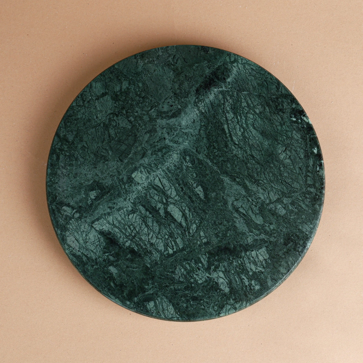Green Marble Chakla, 10 inch