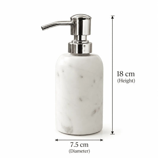 White Marble Soap Dispenser