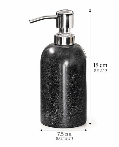 Black Marble Soap Dispenser