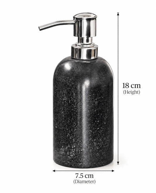 Black Marble Soap Dispenser