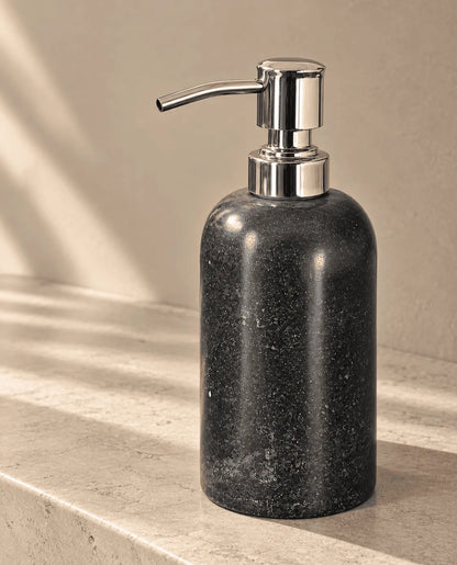 Black Marble Soap Dispenser