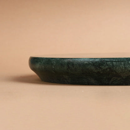 Green Marble Chakla, 10 inch