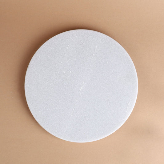 White Marble Chakla, 10 inch