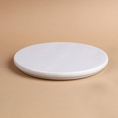 White Marble Chakla, 10 inch