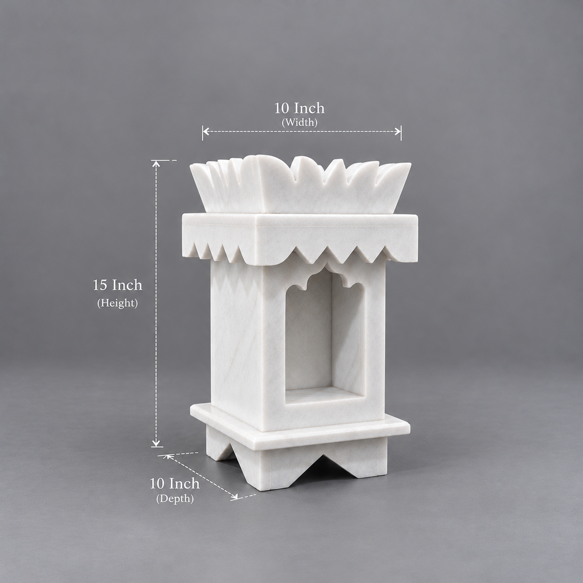 Plain White Marble Temple (Small)