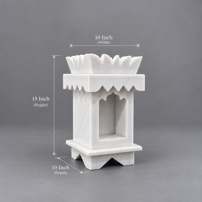 Plain White Marble Temple (Small)