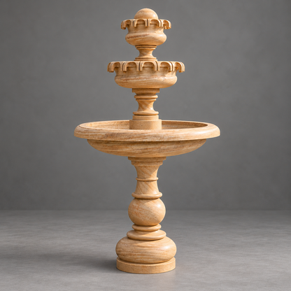 The Grand Cascade – Three-Tier Sandstone Fountain