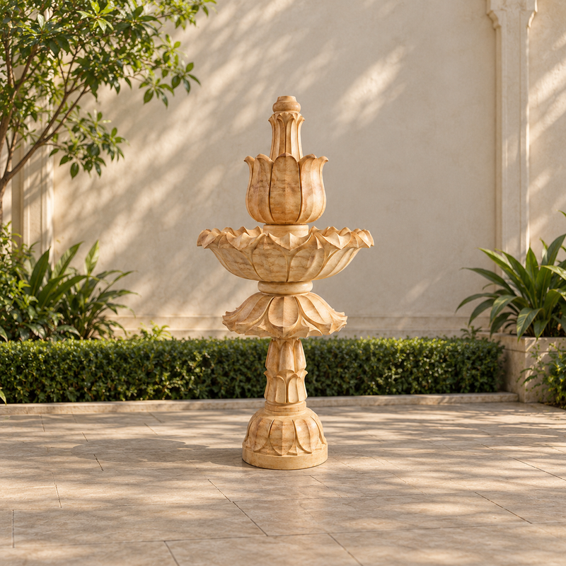 The Sandstone Grandeur – Two-Tier Fountain
