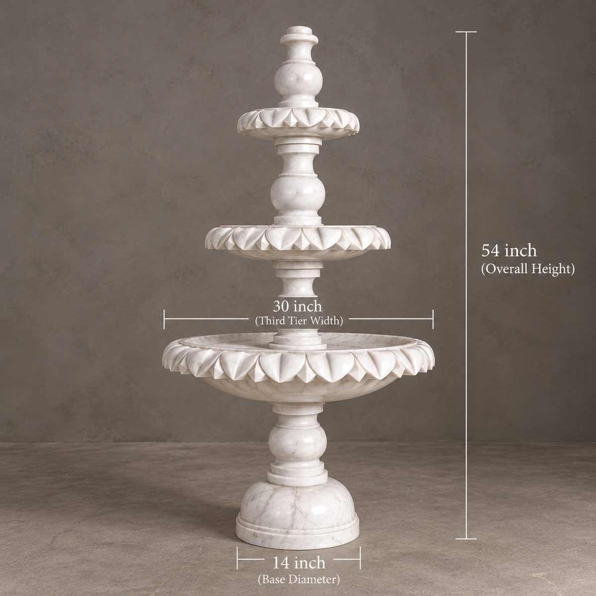 The Three-Tier Heritage – Banswara Marble Fountain